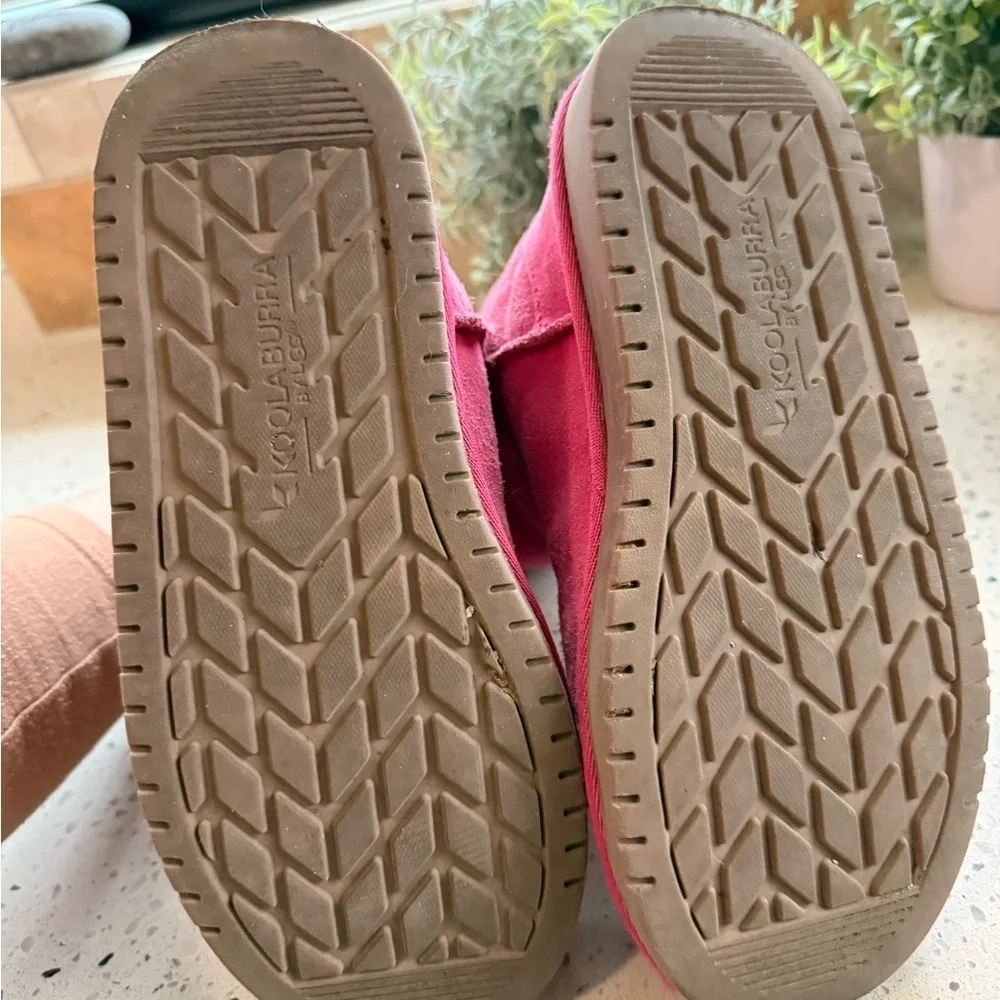 UGG Sherpa suede Kids Pink Boots